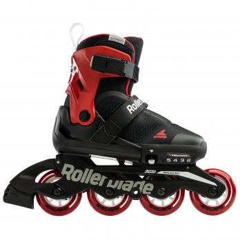 Детские роликовые коньки Rollerblade MICROBLADE FREE black/red 2023